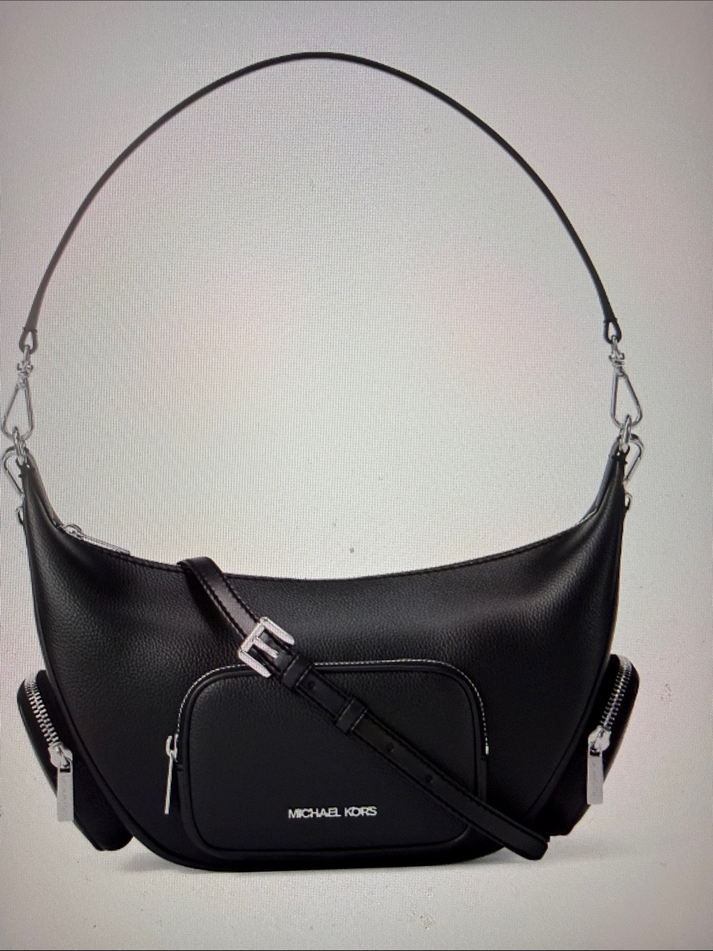 Michael Kors Merritt Medium Leather Convertible Shoulder Bag